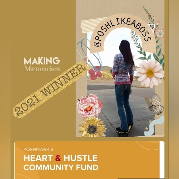 HEART And Hustle Community Fund Winner ~ Thank You Poshmark - Picture 1 of 11